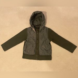 Olive Green Burberry Kids’ Jacket